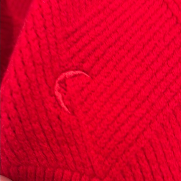 Vibrant Red Textured Sweater - Picture 4 of 4